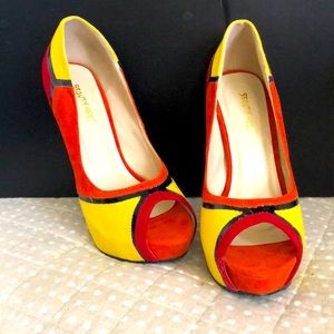 🌹REDUCED🌹 Beauty Heel Colorblok Shoes